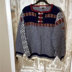 Vintage Norwegian Wool Sweater by Sondre – size small